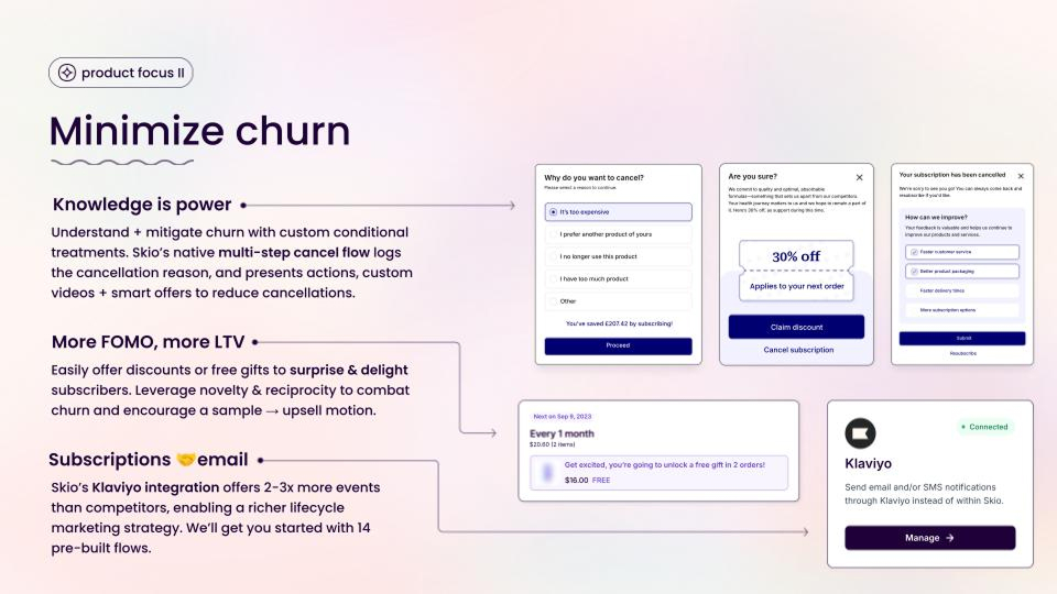 Increase Retention & Reduce Churn
